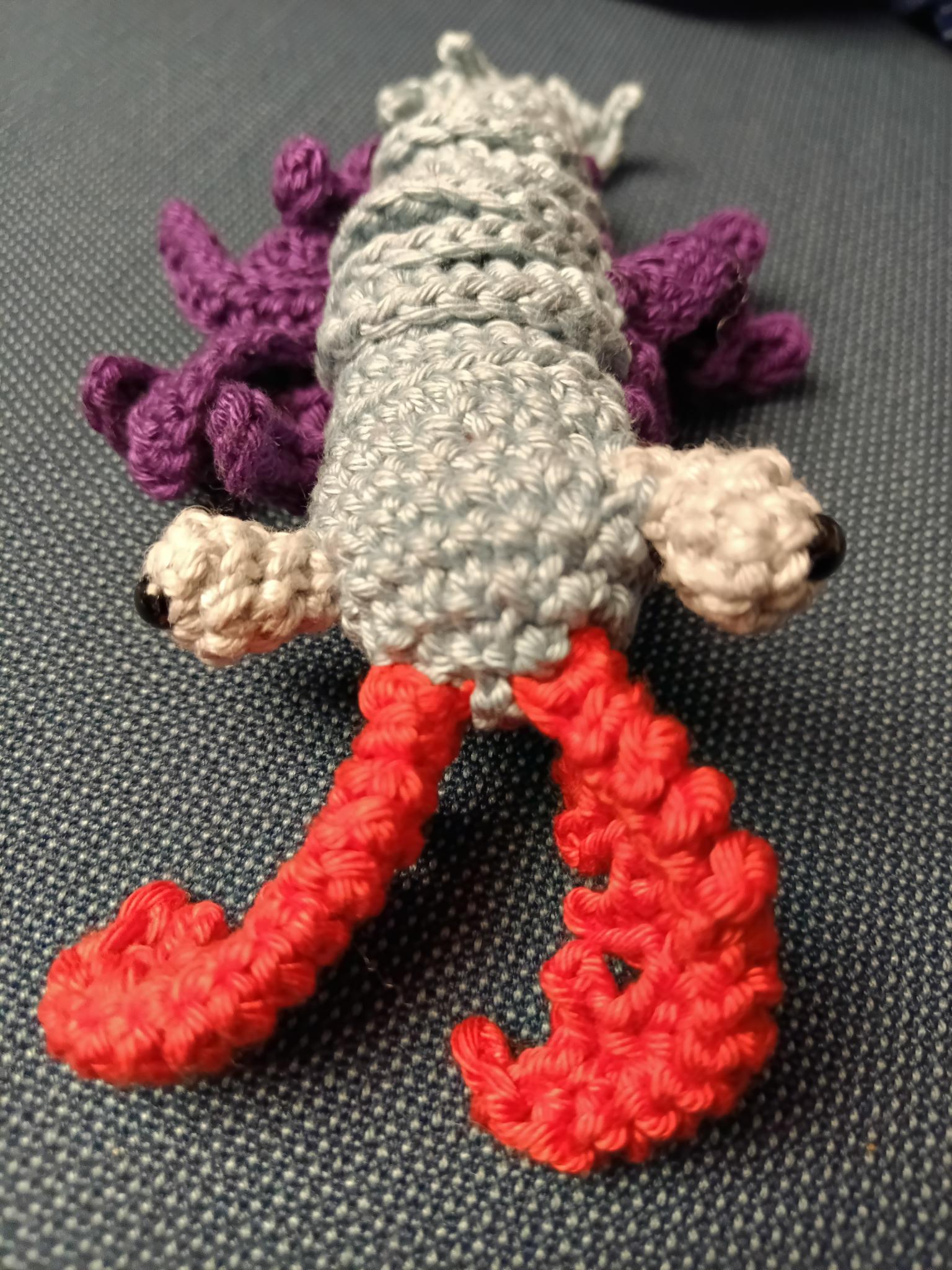 La peluche vue de devant.