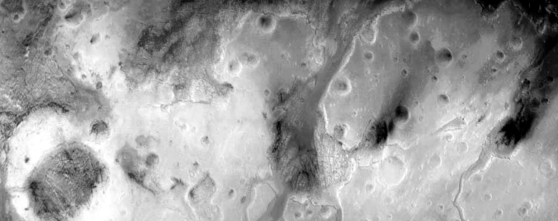 Mars vue par la sonde Phobos-2.